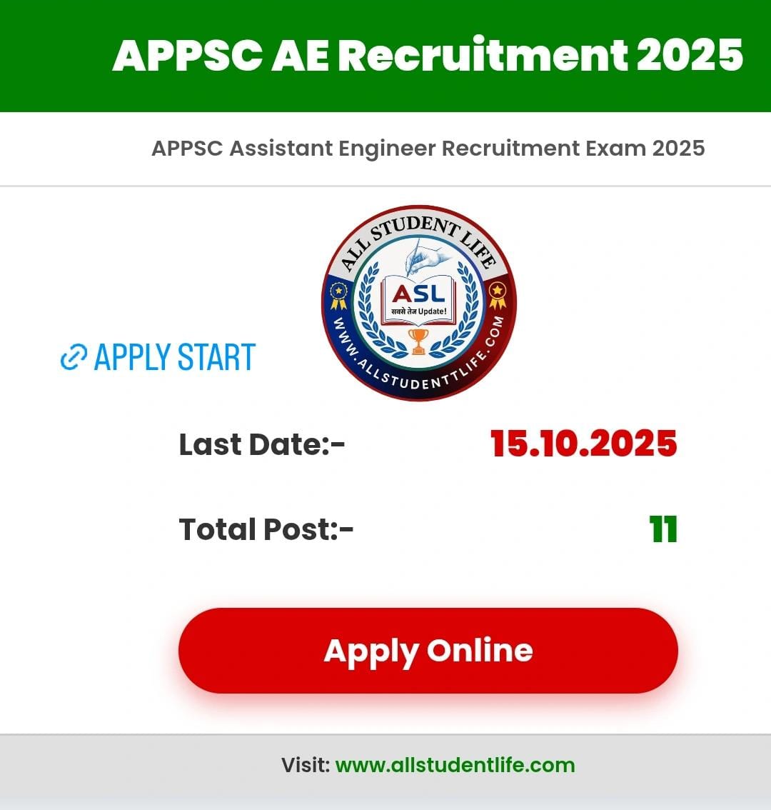 APPSC AE Recruitment 2025